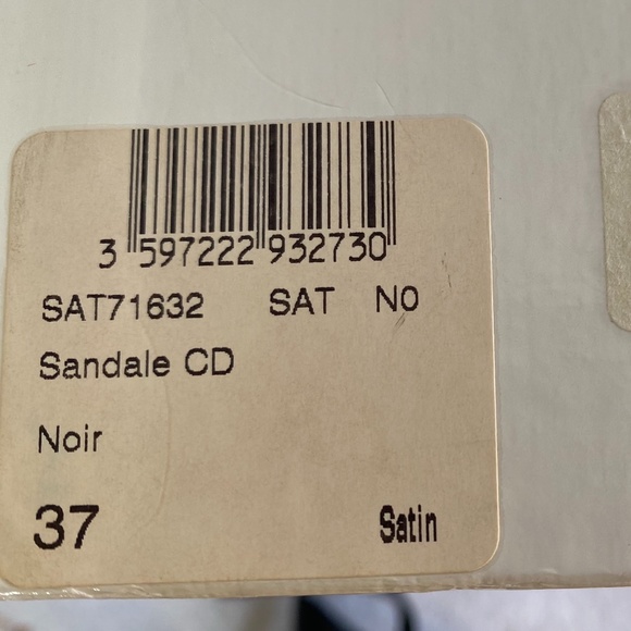 Ultra Rare Vintage Christian Dior CD Sandals NWT - Picture 9 of 10